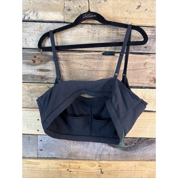 Skims Fits Everybody Scoop Bralette, Onyx, XL *See Desc* - Picture 2 of 4